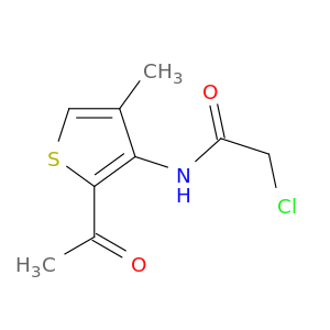 Acetamide, N-(2-acetyl-4-methyl-3-thienyl)-2-chloro-