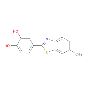 1,2-Benzenediol, 4-(6-methyl-2-benzothiazolyl)-