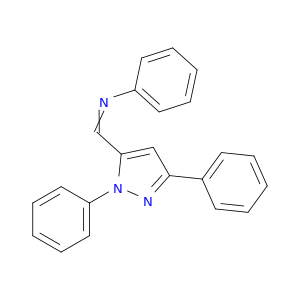 Benzenamine, N-[(1,3-diphenyl-1H-pyrazol-5-yl)methylene]-