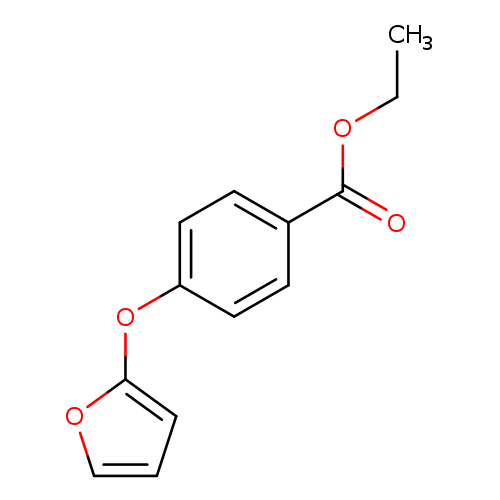 Benzoic acid, 4-(2-furanyloxy)-, ethyl ester