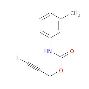 Carbamic acid, (3-methylphenyl)-, 3-iodo-2-propynyl ester