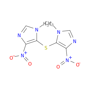 1h-imidazole, 5,5'-thiobis[1-methyl-4-nitro-