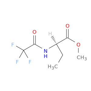 Butanoic acid, 2-[(trifluoroacetyl)amino]-, methyl ester, (R)-