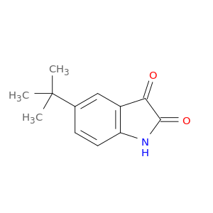 5-(tert-Butyl)indoline-2,3-dione