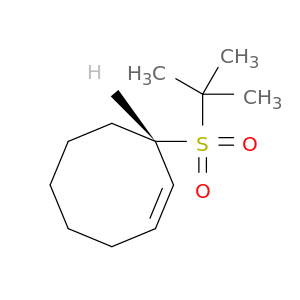 Cyclooctene, 3-[(1,1-dimethylethyl)sulfonyl]-, (3S)-