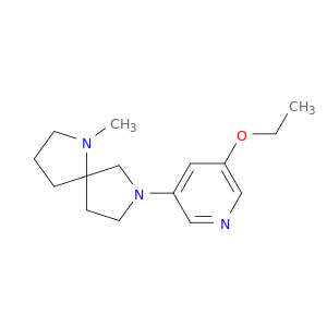 1,7-Diazaspiro[4.4]nonane, 7-(5-ethoxy-3-pyridinyl)-1-methyl-