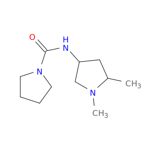 2-METHYL-4-[(PYRROLIDINE-1-CARBONYL)-AMINO]-N-METHYLPYRROLIDINE