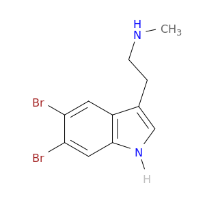 2-(5,6-dibromo-1H-indol-3-yl)-N-methyl-ethanamine