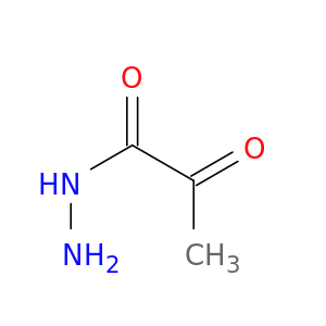 Propanoic acid, 2-oxo-, hydrazide