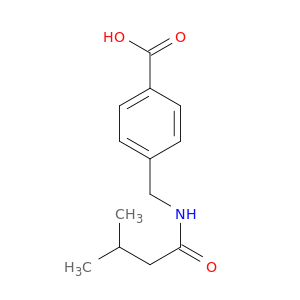4-[(3-Methylbutanamido)methyl]benzoic Acid