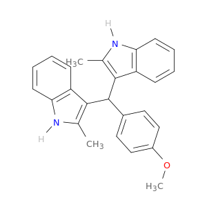 1H-Indole, 3,3'-[(4-methoxyphenyl)methylene]bis[2-methyl-