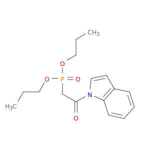 Phosphonic acid, [2-(1H-indol-1-yl)-2-oxoethyl]-, dipropyl ester