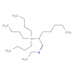 Ethanamine, N-[2-(tributylstannyl)heptylidene]-