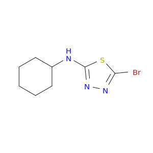 1,3,4-Thiadiazol-2-amine, 5-bromo-N-cyclohexyl-