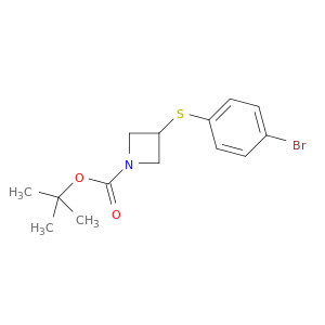 1-BOC-3-(4-bromophenyl)sulfanylazetidine