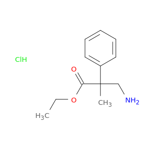 Ethyl 3-amino-2-methyl-2-phenylpropanoate hydrochloride