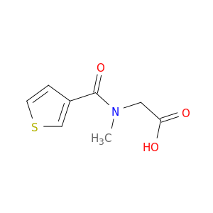 2-(N-methyl-1-thiophen-3-ylformamido)acetic Acid