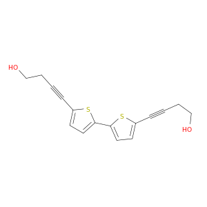 4-[5-[5-(4-hydroxybut-1-ynyl)thiophen-2-yl]thiophen-2-yl]but-3-yn-1-ol