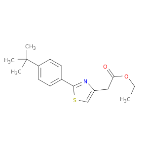 ETHYL 2-{2-[4-(TERT-BUTYL)PHENYL]-1,3-THIAZOL-4-YL}ACETATE