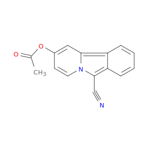 Pyrido[2,1-a]isoindole-6-carbonitrile, 2-(acetyloxy)-