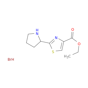 Ethyl 2-(Pyrrolidin-2-yl)-1,3-thiazole-4-carboxylate Hydrobromide