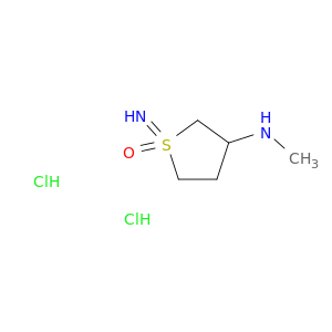 1-imino-N-methyl-1-oxothiolan-3-amine dihydrochloride