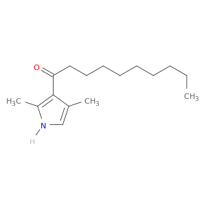 1-Decanone, 1-(2,4-dimethyl-1H-pyrrol-3-yl)-