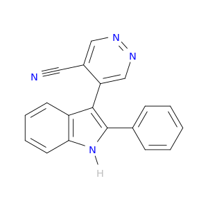 4-Pyridazinecarbonitrile, 5-(2-phenyl-1H-indol-3-yl)-