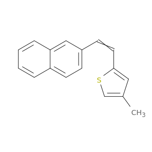 Thiophene, 4-methyl-2-[2-(2-naphthalenyl)ethenyl]-