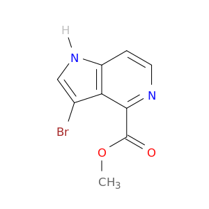 甲基3-溴-1H-吡咯[3,2-C]吡啶-4-羧酸盐