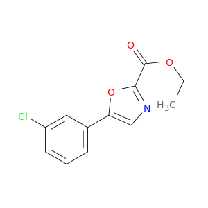 5-(3-氯苯基)噁唑-2-甲酸乙酯