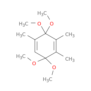 1,4-Cyclohexadiene, 3,3,6,6-tetramethoxy-1,2,4-trimethyl-