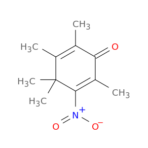 2,5-Cyclohexadien-1-one, 2,3,4,4,6-pentamethyl-5-nitro-