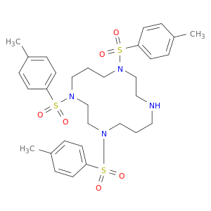 4,8,11-三(对甲苯磺酰基))-1,4,8,11-四氮杂环十四烷