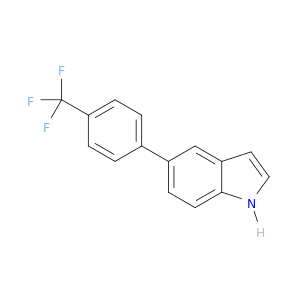 5-(4-(Trifluoromethyl)phenyl)-1H-indole