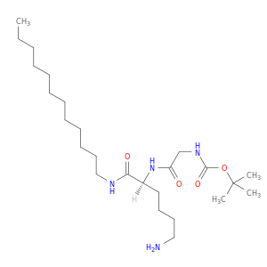 L-Lysinamide, N-[(1,1-dimethylethoxy)carbonyl]glycyl-N-dodecyl-