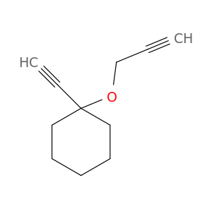 Cyclohexane, 1-ethynyl-1-(2-propynyloxy)-