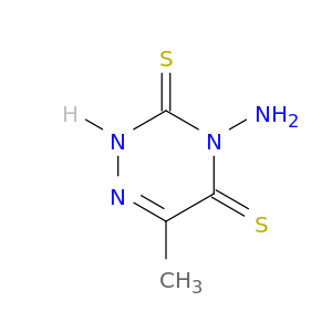 1,2,4-Triazine-3,5(2H,4H)-dithione, 4-amino-6-methyl-