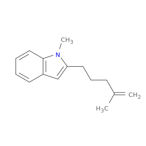 1H-Indole, 1-methyl-2-(4-methyl-4-pentenyl)-