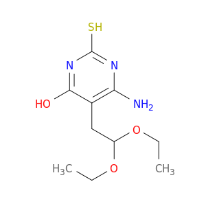 6-氨基-5(2,2-二乙氧基乙基)-4-羟基-2-巯基嘧啶