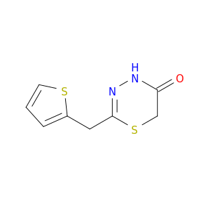 4H-1,3,4-Thiadiazin-5(6H)-one, 2-(2-thienylmethyl)-