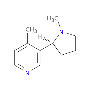 Pyridine, 4-methyl-3-[(2S)-1-methyl-2-pyrrolidinyl]-
