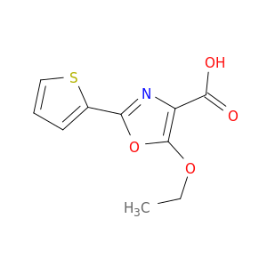 5-Ethoxy-2-(thiophen-2-yl)-1,3-oxazole-4-carboxylic acid