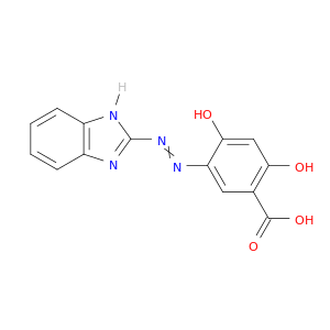 2,4-DIHYDROXY-5-(2-BENZO[D]IMIDAZOLYLAZO)BENZOIC ACID