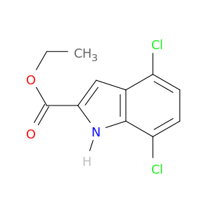 乙基4,7-二氯-1H-吲哚-2-羧酸盐