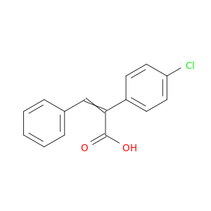 2-(4-Chlorophenyl)-3-phenylprop-2-enoic Acid