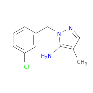 1-(3-CHLOROBENZYL)-4-METHYL-1H-PYRAZOL-5-AMINE