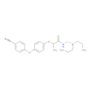 Propanamide, 2-[4-(4-cyanophenoxy)phenoxy]-N-[(dipropylamino)thio]-