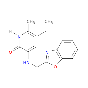 3-(((1,3-Benzoxazol-2-yl)methyl)amino)-5-ethyl-6-methylpyridin-2(1H)-one
