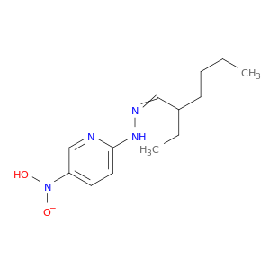 2-ETHYLHEXANAL (5-(HYDROXY(OXIDO)AMINO)-2-PYRIDINYL)HYDRAZONE